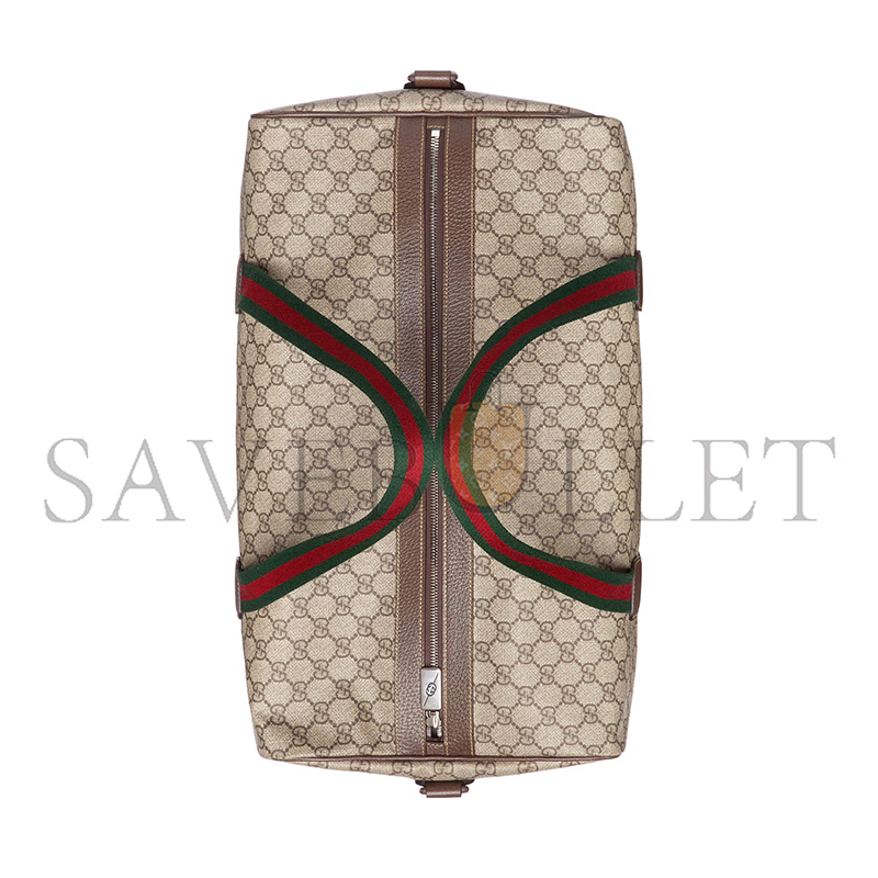 G*u*i medium duffle bag with web 758664 (45.5*29*27cm)